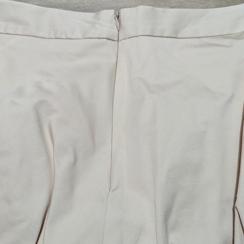 Zara Beige Pleated Mini Skirt - Picture 5 of 5